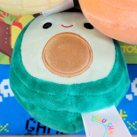 Squishmallows Toys Squishmallow Pet Toy Collection 35 3pack Avocado